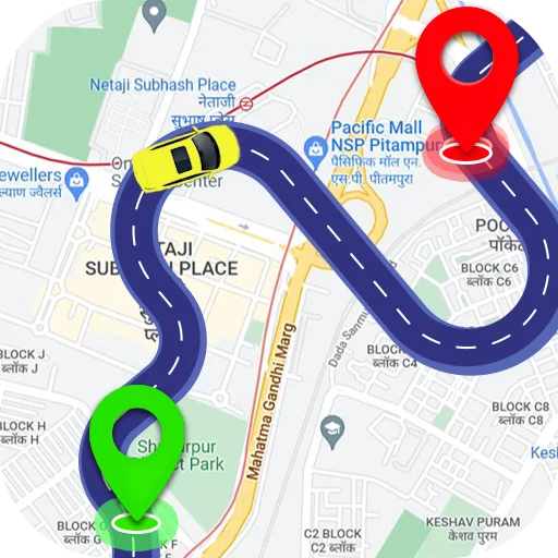 GPS Maps Navigation Traffic icon